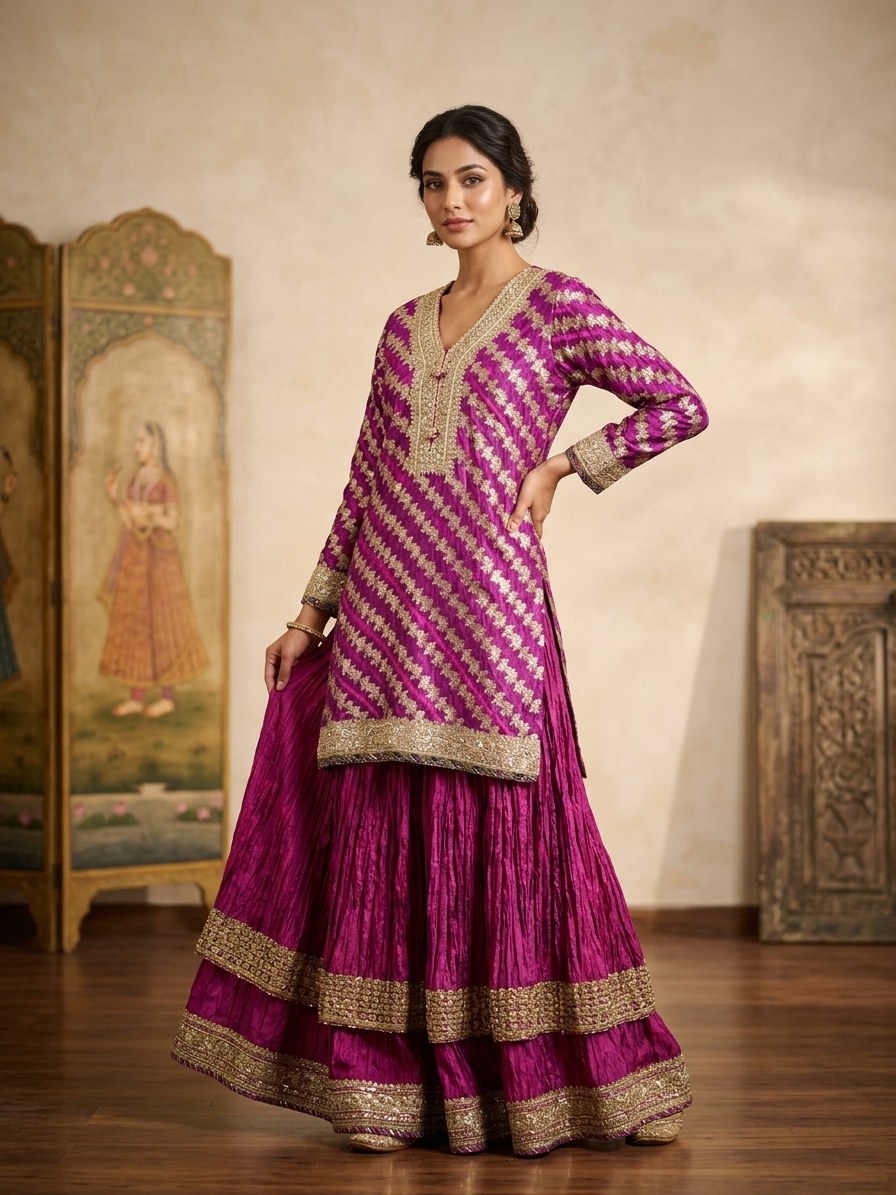 Rani Zari Lehenga Set